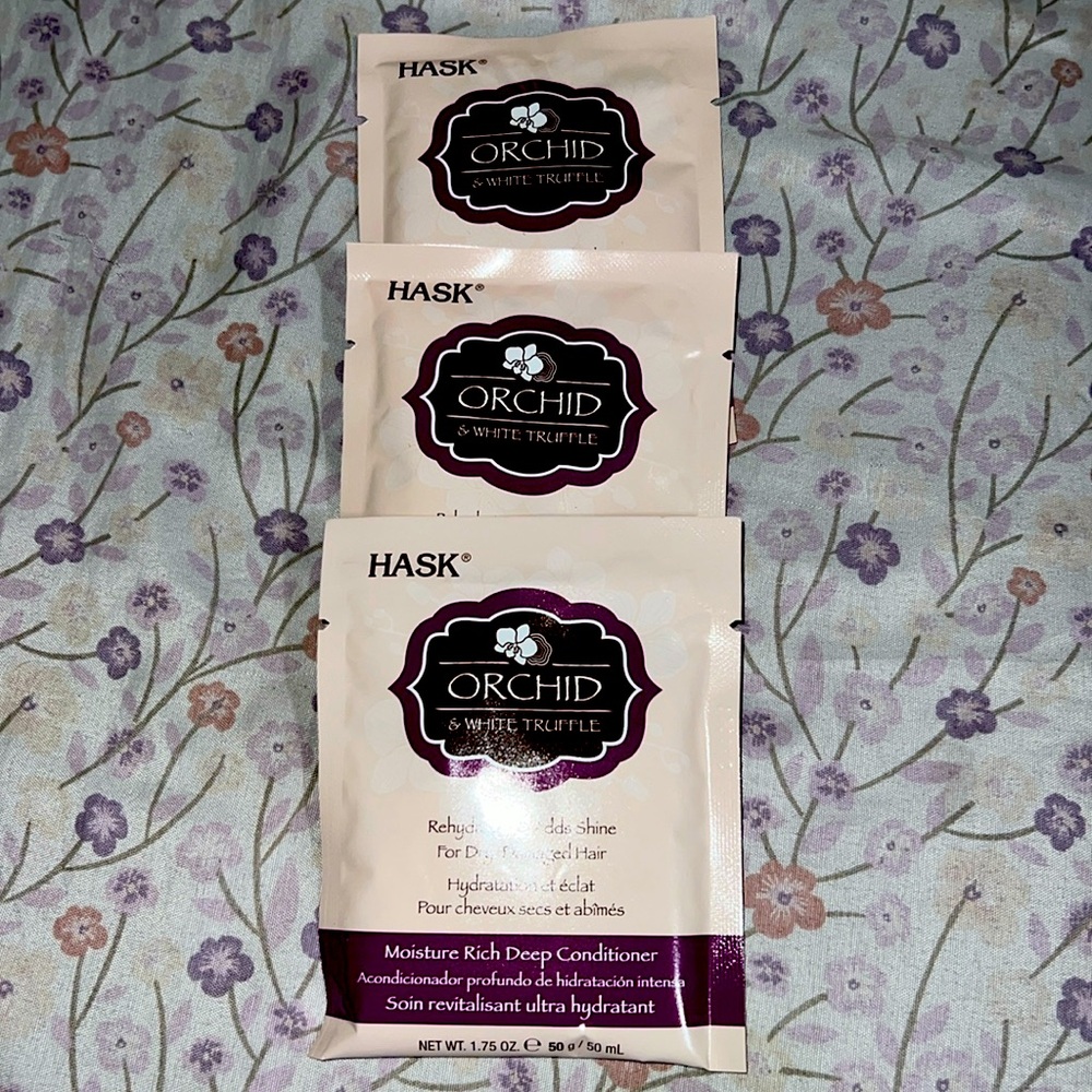 BRAND NEWW HASK ORCHID & WHITE TRUFFLE DEEP CONDITIONER